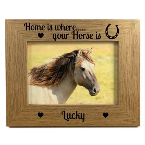 Personalised Photo Frame For Horse Pony Pet Gift Horse Gifts