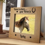 Personalised Photo Frame For Horse Pony Pet Gift Horse Gifts