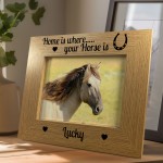 Personalised Photo Frame For Horse Pony Pet Gift Horse Gifts