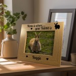 Personalised Rabbit Memorial Photo Frame Pet Loss Memorial 7x5