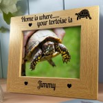 Personalised Photo Frame For Tortoise Pet Gift Tortoise Gifts