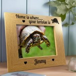 Personalised Photo Frame For Tortoise Pet Gift Tortoise Gifts