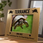 Personalised Tortoise Turtle Memorial Photo Frame Gift for Pet