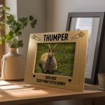 Rabbit Memorial Personalised Photo Frame 7x5 Frame Pet Loss