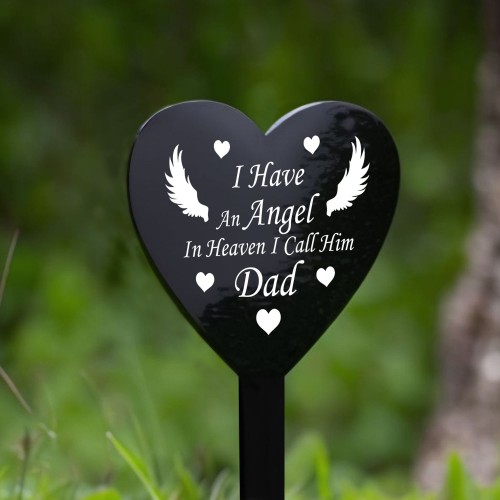 Dad Fathers Day Birthday Memorial Plaque Grave Stake Remembrance