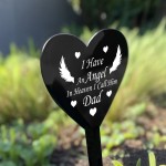 Dad Fathers Day Birthday Memorial Plaque Grave Stake Remembrance