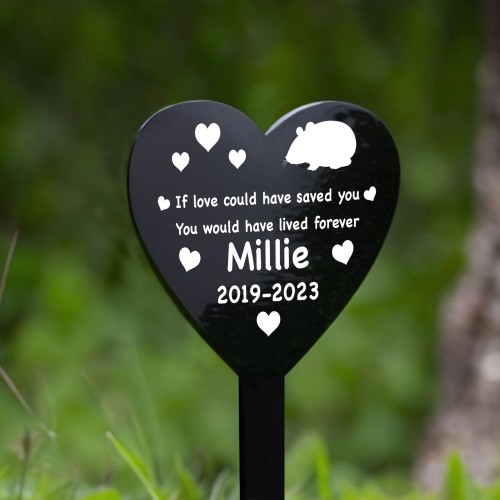 PERSONALISED Hamster Memorial Outdoor Garden Grave Stake