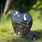 PERSONALISED Rabbit Memorial Outdoor Garden Grave Stake Pet