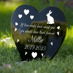 PERSONALISED Rabbit Memorial Outdoor Garden Grave Stake Pet