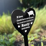 Tortoise Memorial Outdoor Garden Grave Stake Pet Memorial 