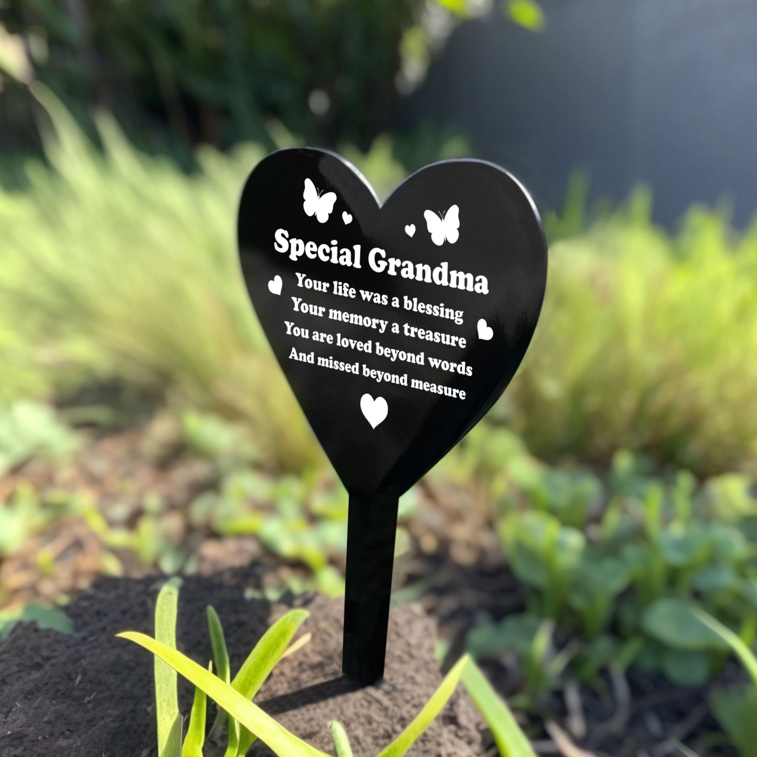 Graveside Plaque For Grandma Grave Marker Memorial Decorations