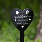 Special Grandson Grave Marker Graveside Memorial Decorations