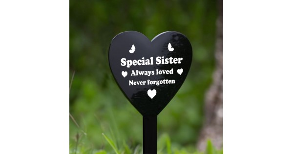 Special Sister Graveside Memorial Marker Memorial Remembrance