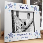 Unique Fathers Day Birthday Gift For Daddy 7x5 Photo Frame Dad