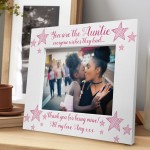 Auntie Photo Frame Personalised 7x5 Photo Frame Novelty Birthday