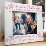 Auntie Photo Frame Personalised 7x5 Photo Frame Novelty Birthday