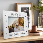 Personalised Dad Birthday Gift From Dog 7x5 Dad Photo Frame