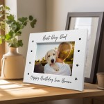 Personalised Dad Birthday Gift From Dog 7x5 Dad Photo Frame