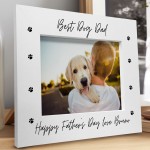 Personalised Fathers Day Gift From Dog 7x5 Dad Photo Frame Dog