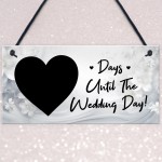 Wedding Countdown Plaque For Bride To Be Engagement Gifts 