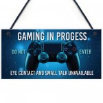 Gaming Room Sign Novelty Games Room Gamer Gifts Birthday