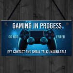 Gaming Room Sign Novelty Games Room Gamer Gifts Birthday