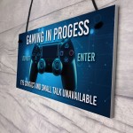 Gaming Room Sign Novelty Games Room Gamer Gifts Birthday