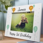 Personalised 1st Birthday Gift Photo Frame My First Birthday Son