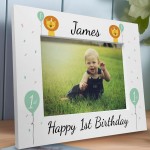 Personalised 1st Birthday Gift Photo Frame My First Birthday Son