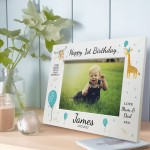 Personalised My First Birthday Photo Frame 1st Birthday Gift Son