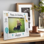 Personalised My First Birthday Photo Frame 1st Birthday Gift Son