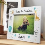 Personalised My First Birthday Photo Frame 1st Birthday Gift Son