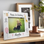 Personalised My First Birthday Photo Frame 1st Birthday Gifts