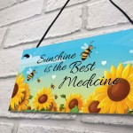 Shabby Chic Sunshine Sign Hot Tub Plaque Garden Shed Summerhouse