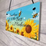 Shabby Chic Sunshine Sign Hot Tub Plaque Garden Shed Summerhouse