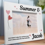 Personalised Love Couple Photo Frame Gift Anniversary Girlfriend