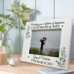 Personalised Mr And Mrs Photo Frame Wedding Gifts For Couple