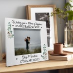 Personalised Mr And Mrs Photo Frame Wedding Gifts For Couple