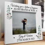 Personalised Mr And Mrs Photo Frame Wedding Gifts For Couple