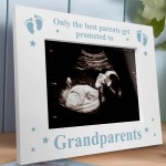 Baby Announcement Gift Promoted To Grandparents Photo Frame Bump