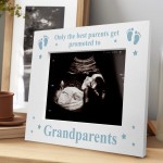 Baby Announcement Gift Promoted To Grandparents Photo Frame Bump