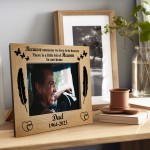 Personalised Memorial Photo Frame For Dad Grandad Mum Nan