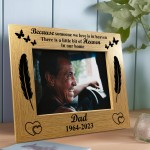 Personalised Memorial Photo Frame For Dad Grandad Mum Nan