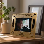 Personalised Memorial Photo Frame For Dad Grandad Mum Nan