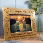 Cousin Gifts Personalised Photo Frame Gift For Cousin Birthday