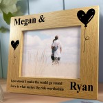 Anniversary Gift For Him Her Personalised Couple Photo Frame