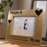 Anniversary Gift For Him Her Personalised Couple Photo Frame