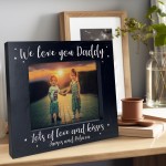 Personalised Wooden Photo Frame For Daddy Fathers Day Birthday