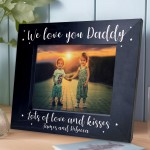 Personalised Wooden Photo Frame For Daddy Fathers Day Birthday