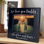 Personalised Wooden Photo Frame For Daddy Fathers Day Birthday